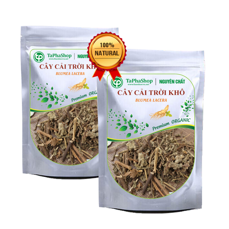 Cây cải trời 500g - Hỗ trợ cải thiện mụn nhọt và lỡ loét ngoài da - Hàng sạch xanh chất lượng cao