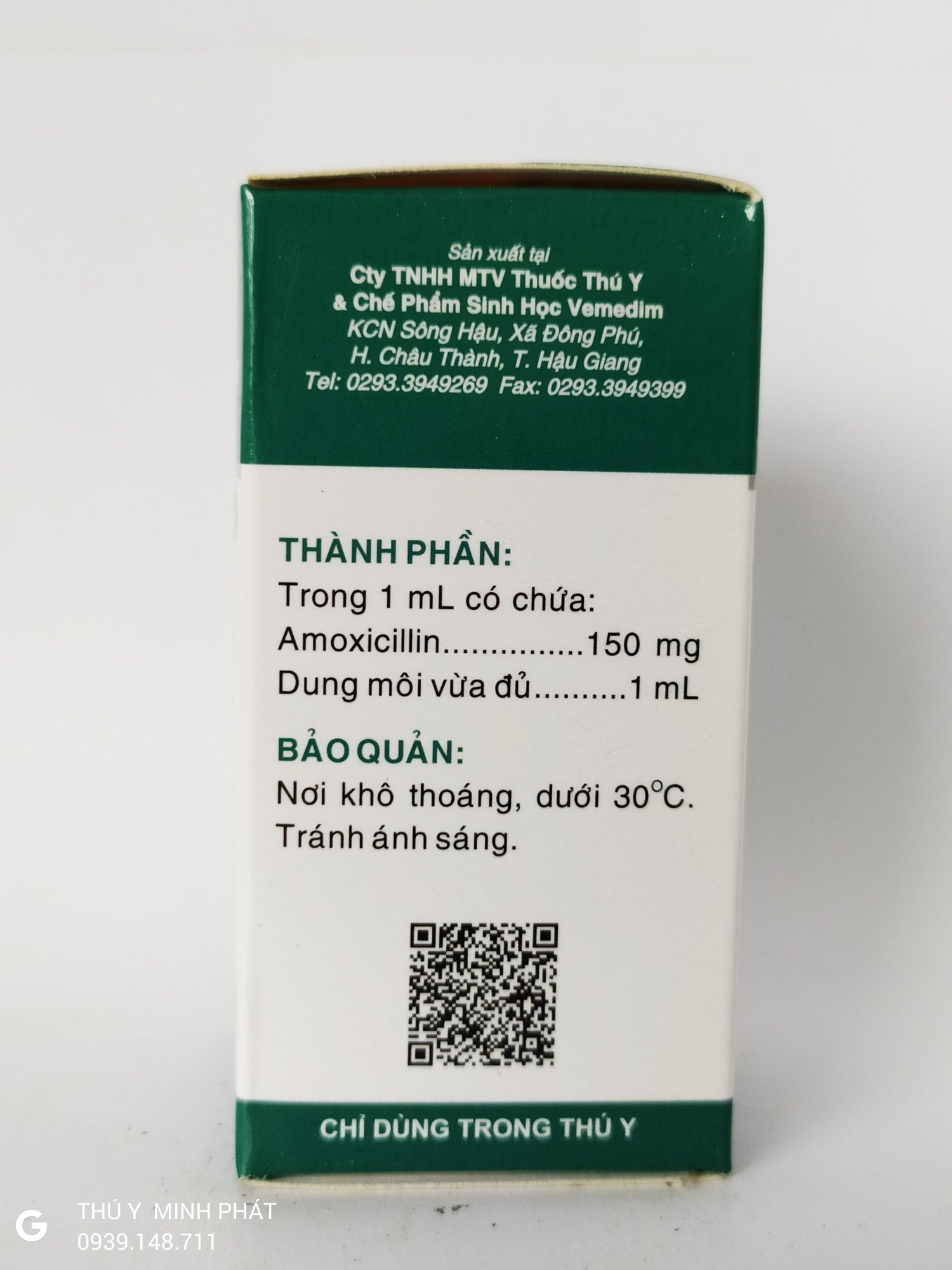AMOXI 20% LA CHAI 20ML