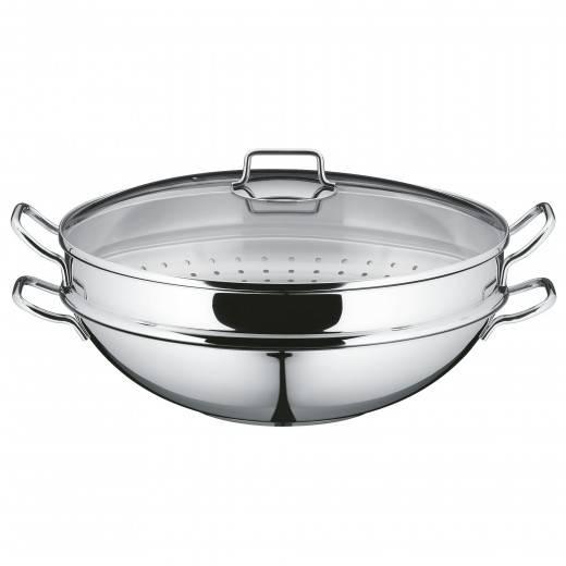 [Trả góp 0%] Chảo Xào - Hấp WMF Wok Macao 36cm