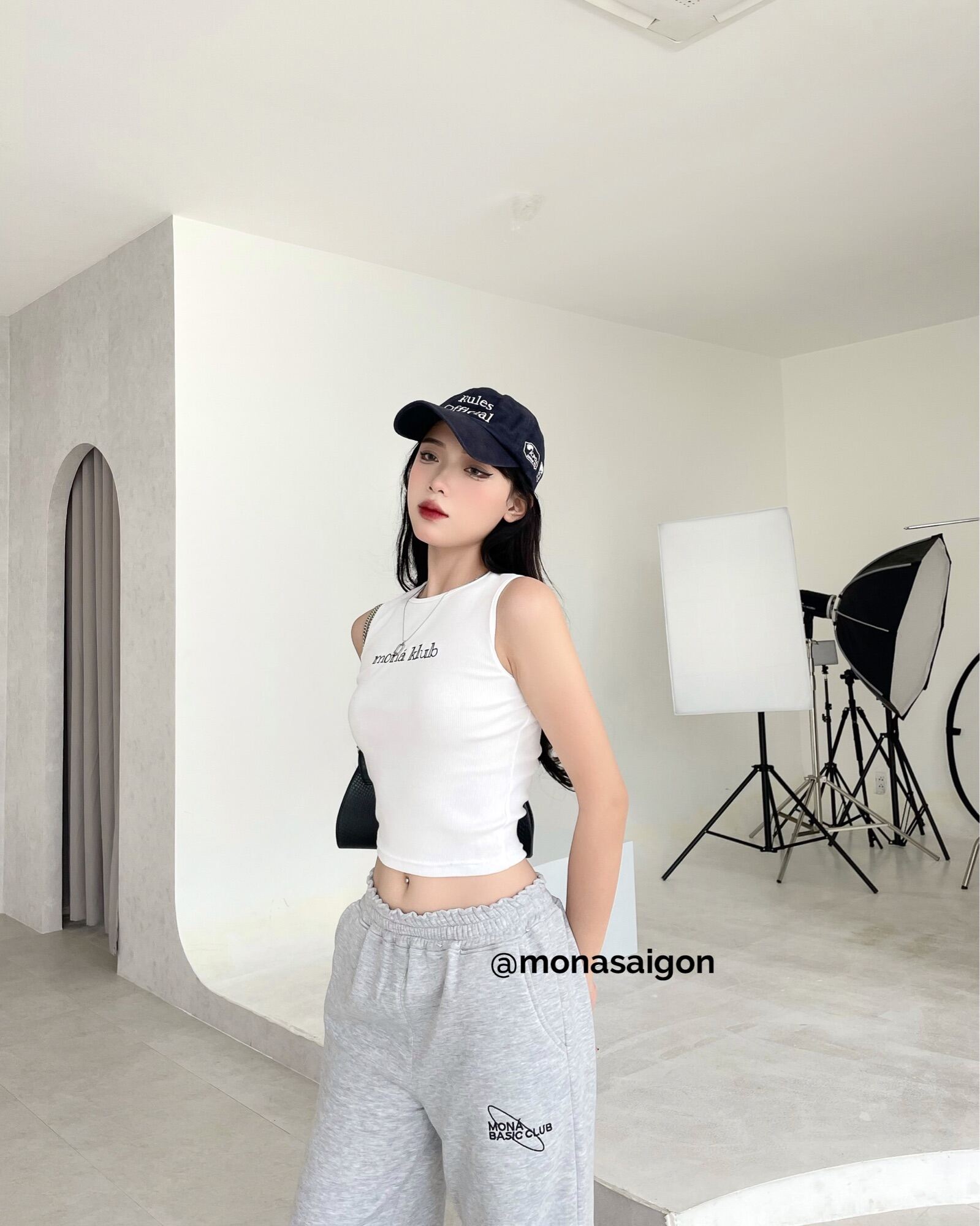 [VOUCHER 12%/149K] Áo baby tee ôm ba lỗ MONÁ - KLUB TANK TOP