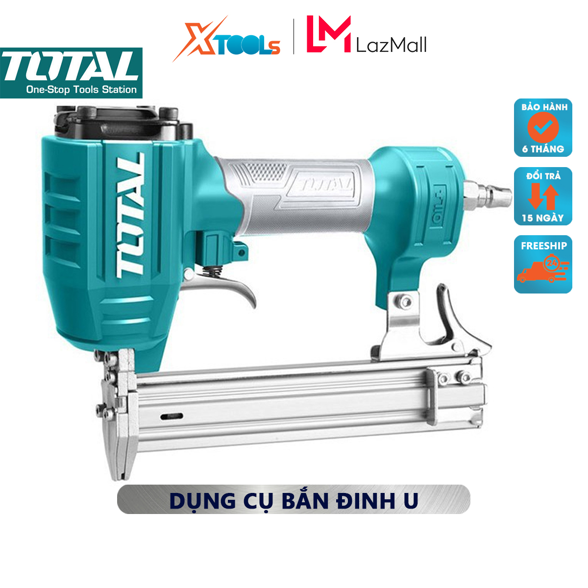 Nail gun U used steam total tat8131-3 tools nail gun 100 pcs, size pins 6-13mm, GA 20,1. 2x0, 6mm, 11,2mm, 0,4-0,7mpa mounting screws in the materials such as wall, concrete, wood, surface material construction [XTools mall]