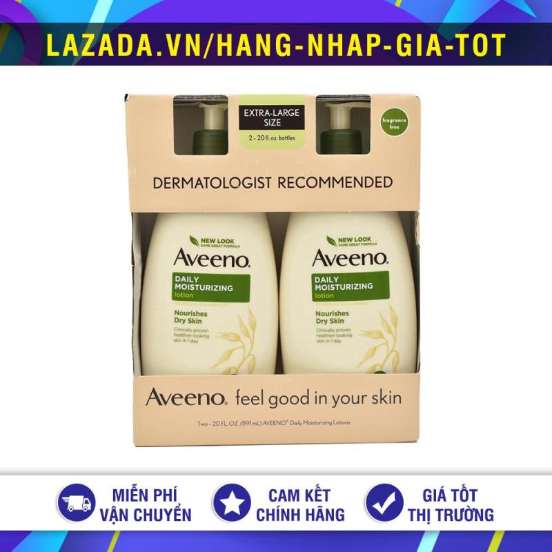 SET 2 SỮA DƯỠNG THỂ AVEENO DAILY MOISTURIZING LOTION MỸ 591ML