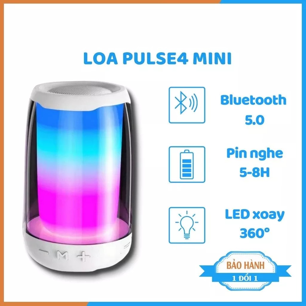 Loa bluetooth pluse 4 mini, phiên bản cao cấp, bass cực căng, loa bluetooth mini giá rẻ, loa bluetooth pluse 4 mini, loa bluetooth không dây jbl pluse 4 mini, kết nối bluetooth 5.0, đèn led nháy theo nhạc, chống nước ipx7, bảo hành 12 tháng .