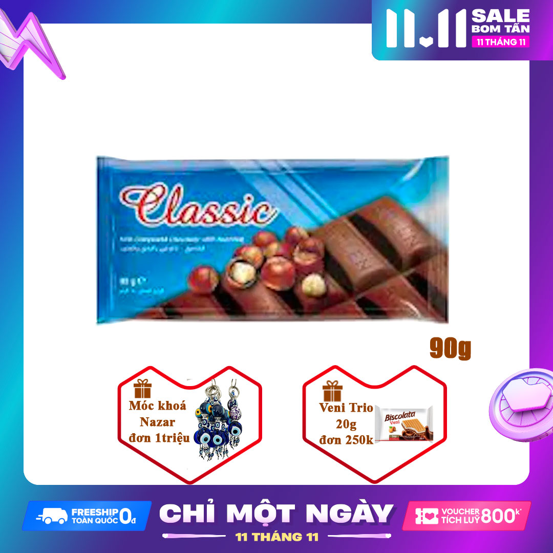 Socola Hạt Phỉ Classic Solen