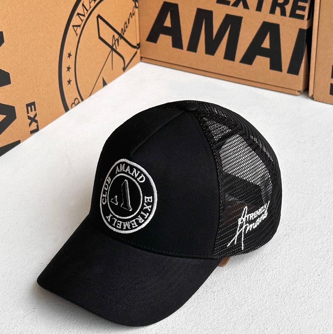 Mũ Amand Pioneer Trucker Hat - Black