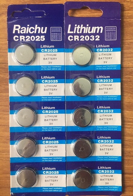 Vĩ 5 viên pin Cmos CR2032