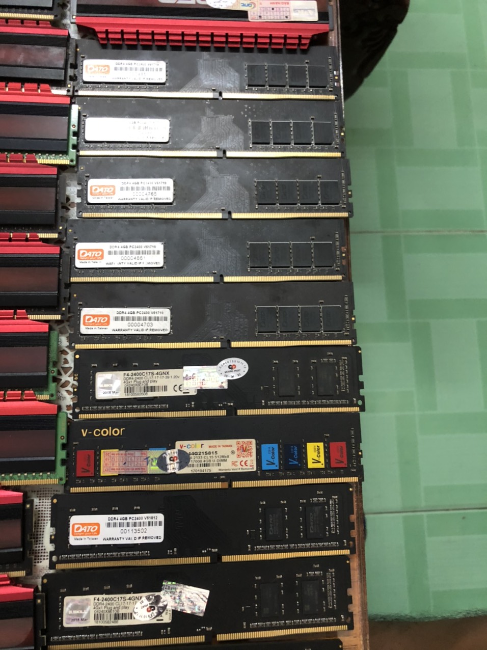 [HCM]Ram4G/DDR4/2400 Dato Chính Hãng KHÔNG KÉN MAIN
