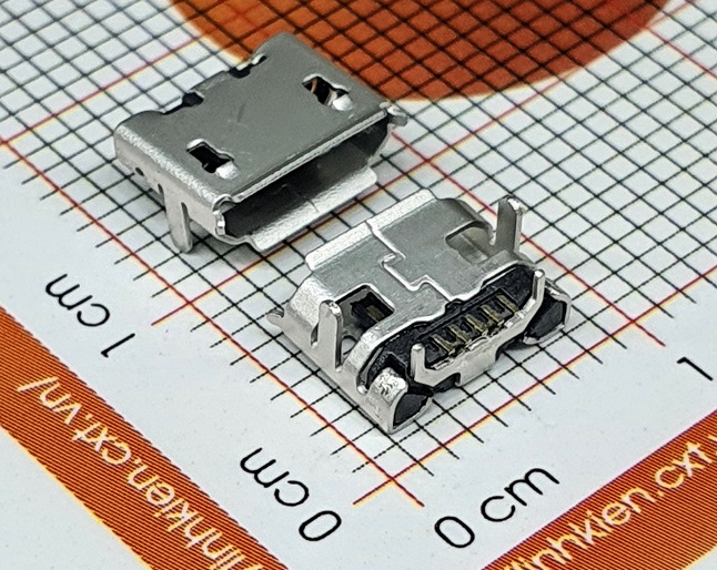 Cổng Micro USB 5P 4 chân cắm T2 (5c)