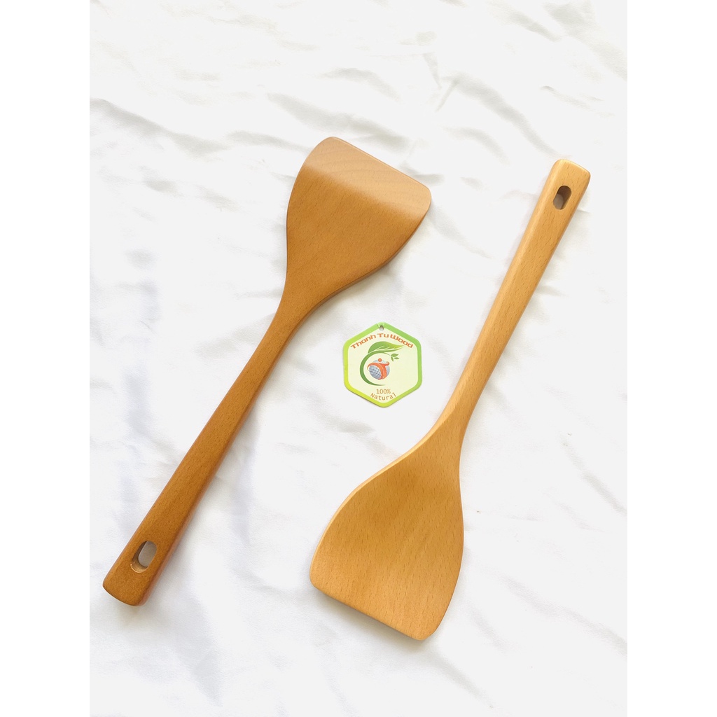 Sạn Xào Bầu Gỗ Beech Thanh Tú 33Cm