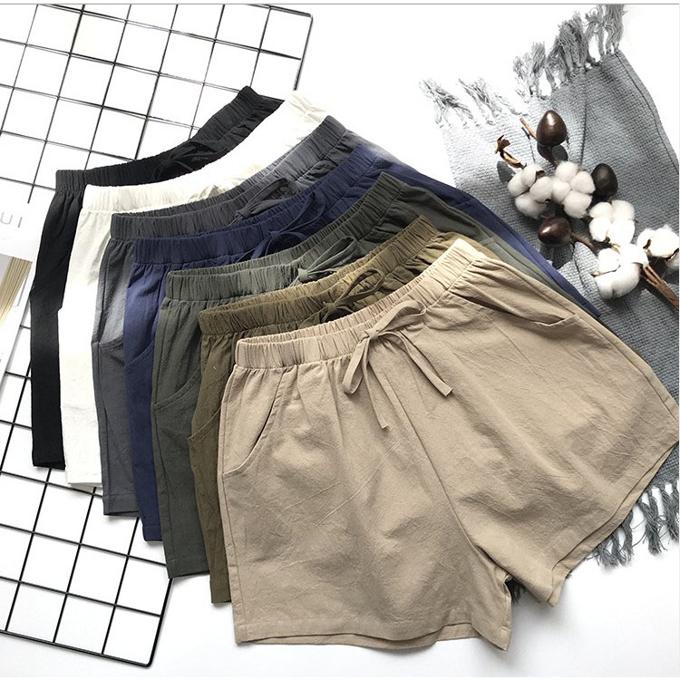 Quần short nữ, quần đùi nữ vải đũi siêu mát