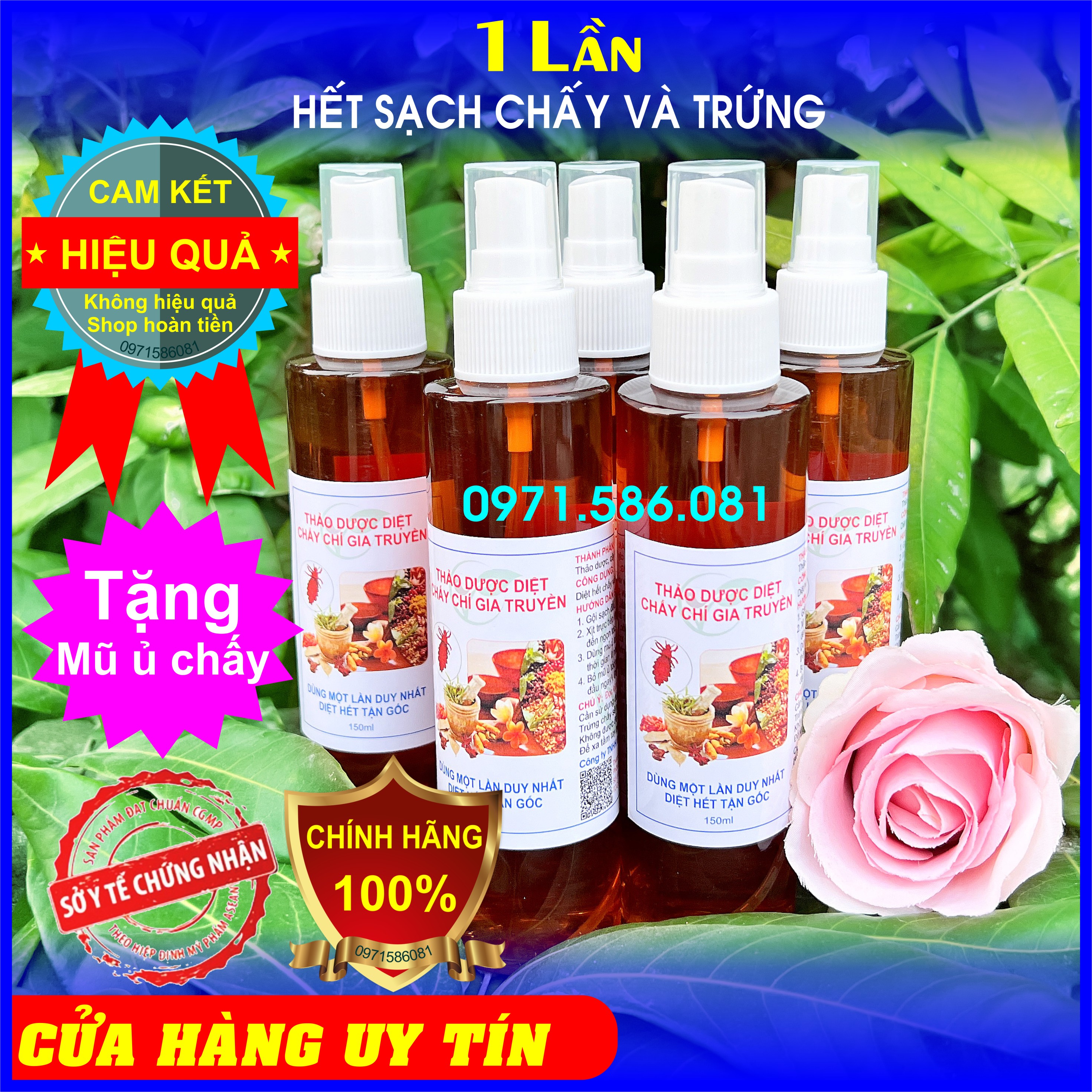 Hết Chấy Chí Chỉ Với 1 Lần Sử Dụng. Thảo Dược Diệt Chấy (Chí) 100% Thiên Nhiên. Chỉ 1 Lần Là Hết Chấy (Chí)