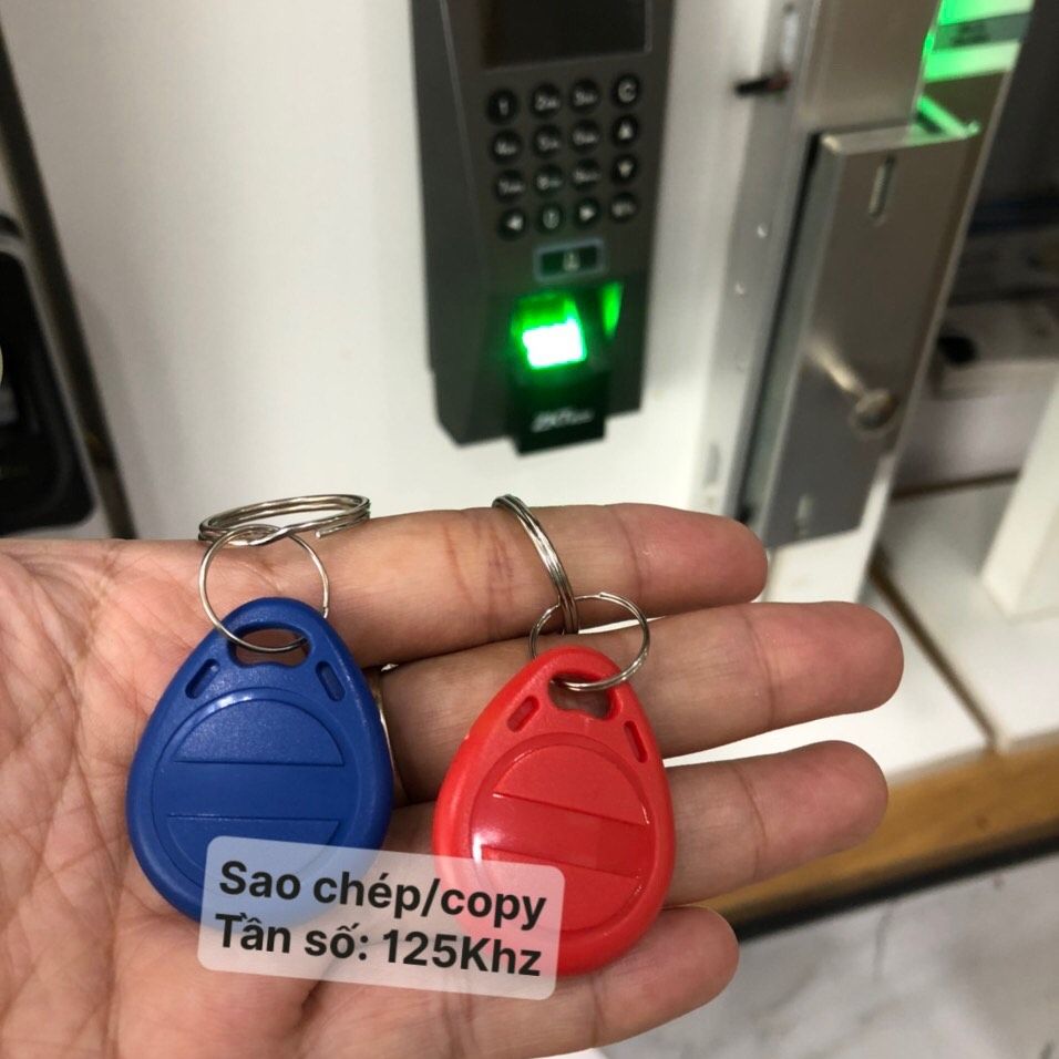 Thẻ từ dạng móc khóa copy rfid tần số 125khz sao chép