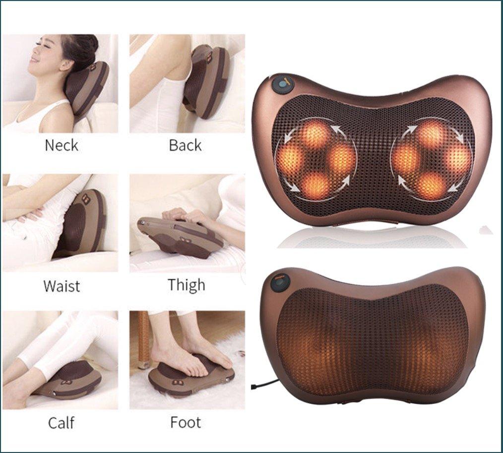 HanruiShop GỐI MASSA SHIATSU 8 bi