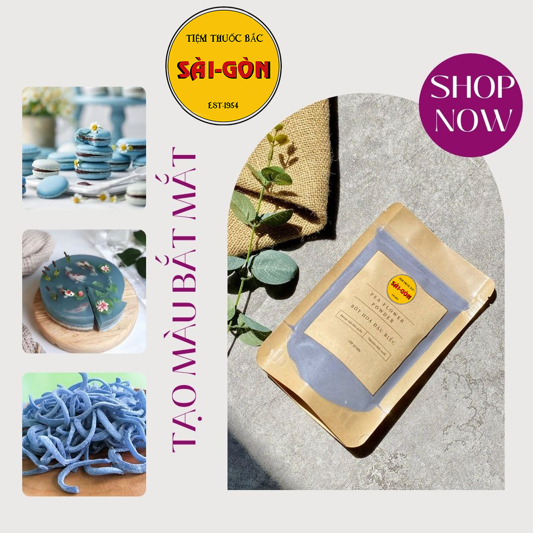 [HCM]Bột Hoa Đậu Biếc 100g