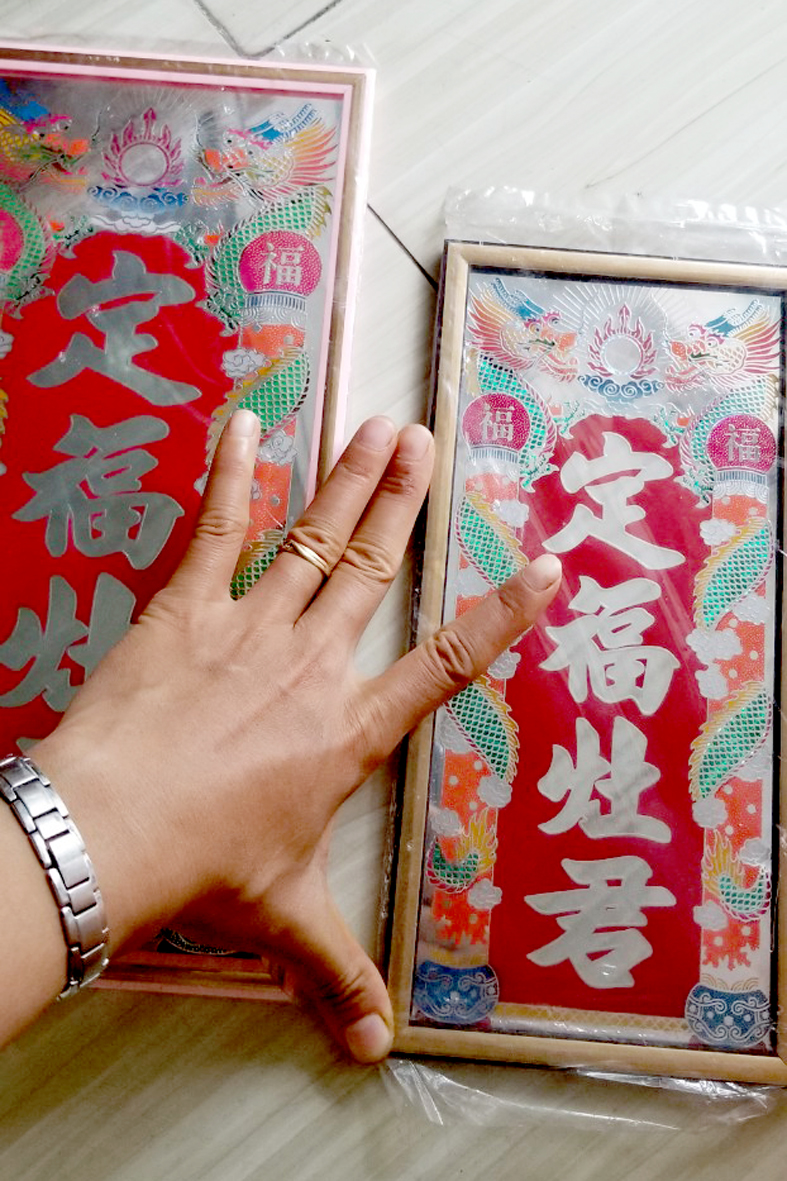 Khung ảnh bài vị thờ Ông Táo