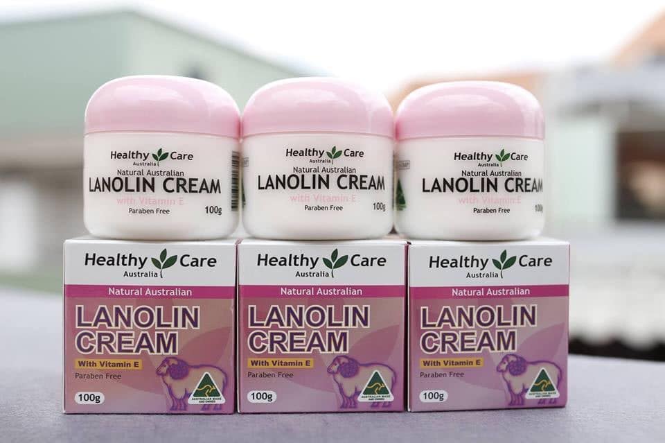 Kem cừu Healthy Care Lanolin vitamin E 100g