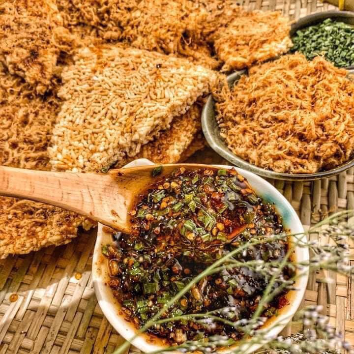 CƠM CHÁY ĐÁY NỒI MẮM HÀNH- Đáy nồi chà Bông 500gr