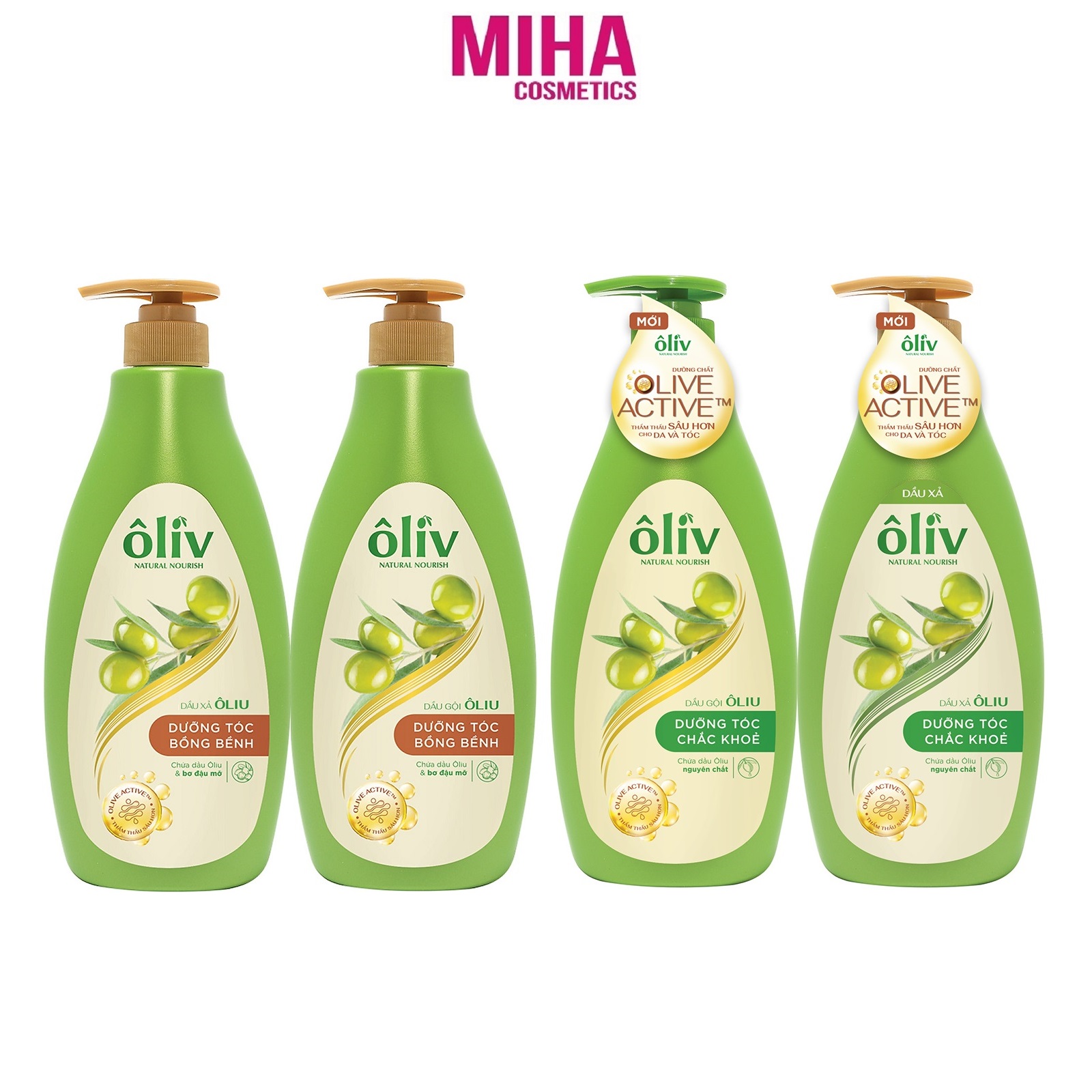 Dầu gội hoặc dầu xả oliv purite provence 650ml
