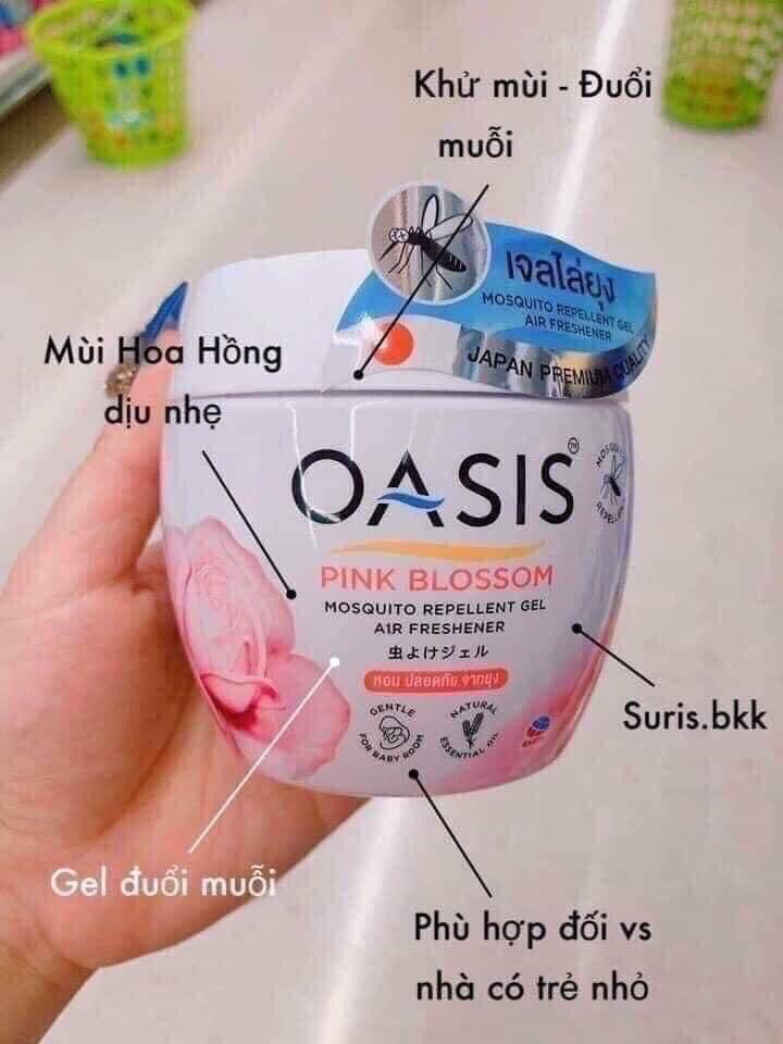 Sáp thơm đuổi muỗi OASIS 180g Thái Lan