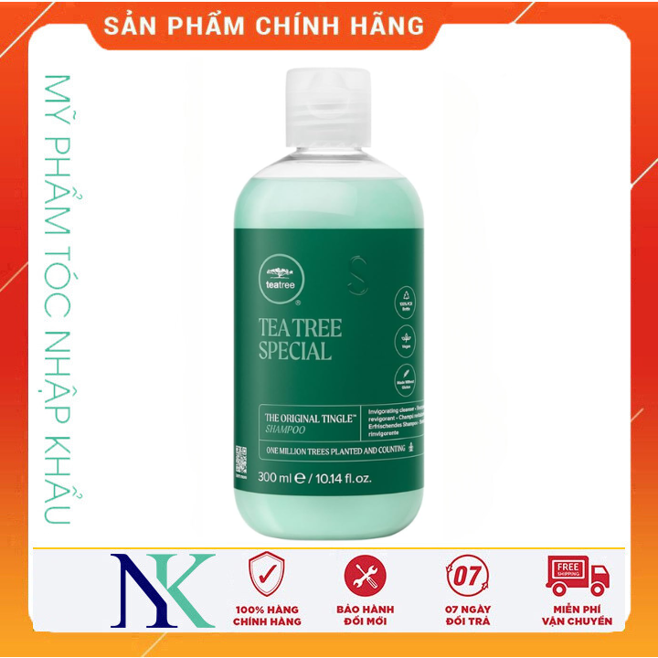 [HCM]Dầu Gội Sạch Gàu Kháng Khuẩn Tea Tree Special Shampoo 300Ml