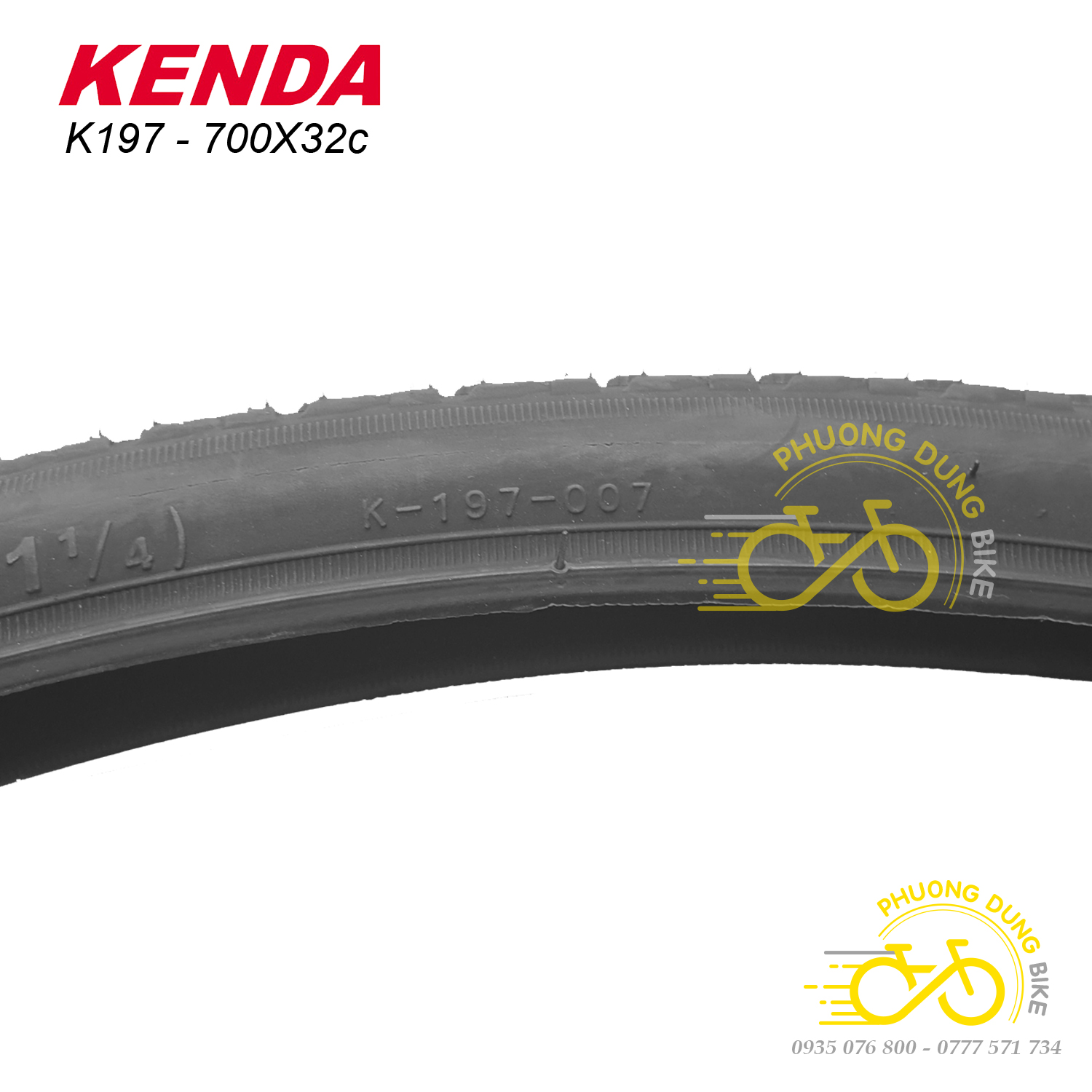 Lốp (Vỏ) xe đạp KENDA VN K197 700x32C - 1 Cái