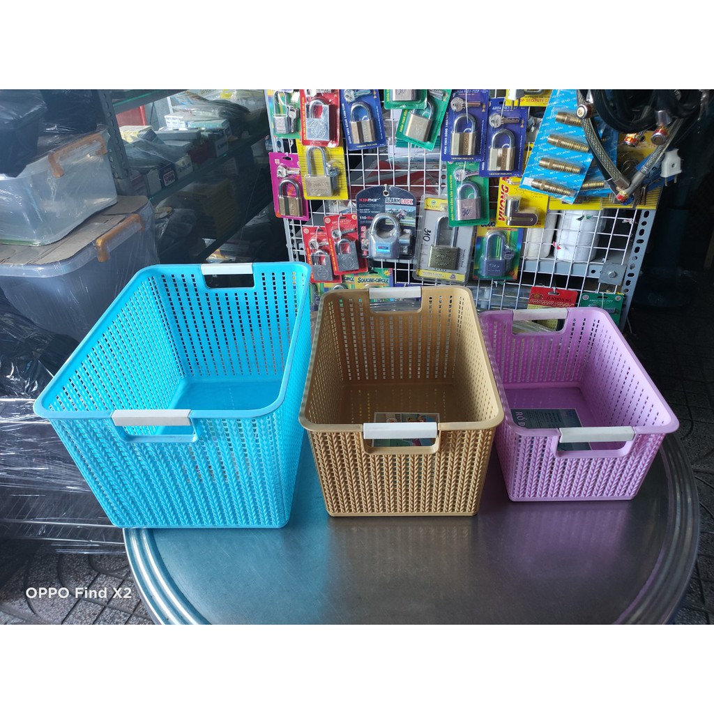 Rổ đan nhựa việt nhật - rổ đan chữ nhật