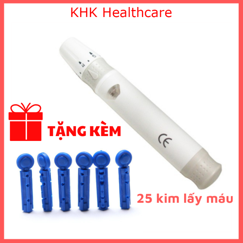 Nơi bán Bút lấy máu thử đường huyết - tặng kèm 25 kim lấy máu