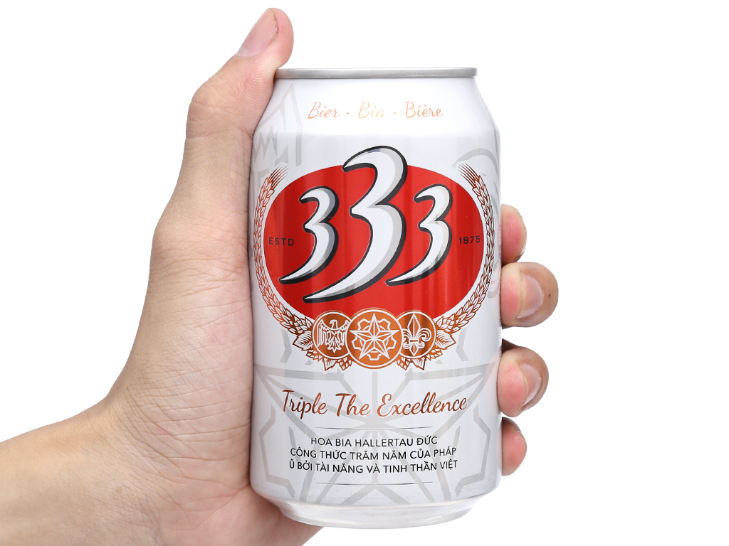 Thùng 24 Lon Bia 333 330ml