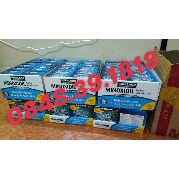 [HCM]Minoxidil 5% Mọc Râu Tóc Dạng Bọt ( Hộp 6 lọ )