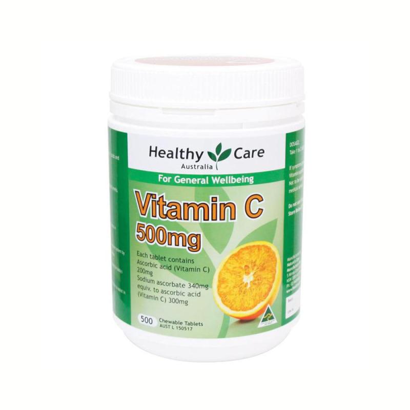 Vitamin C 500mg Healthy Care, 500 viên cao cấp