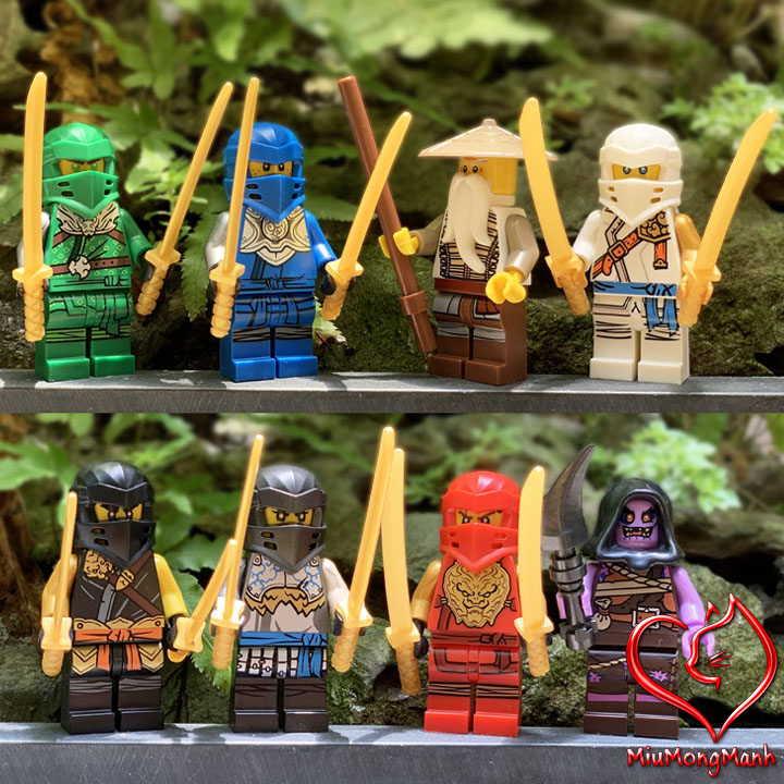 Bộ 8 Ninja Siêu Đỉnh Ninjago Đồ Chơi Lắp Ráp Xếp Hình