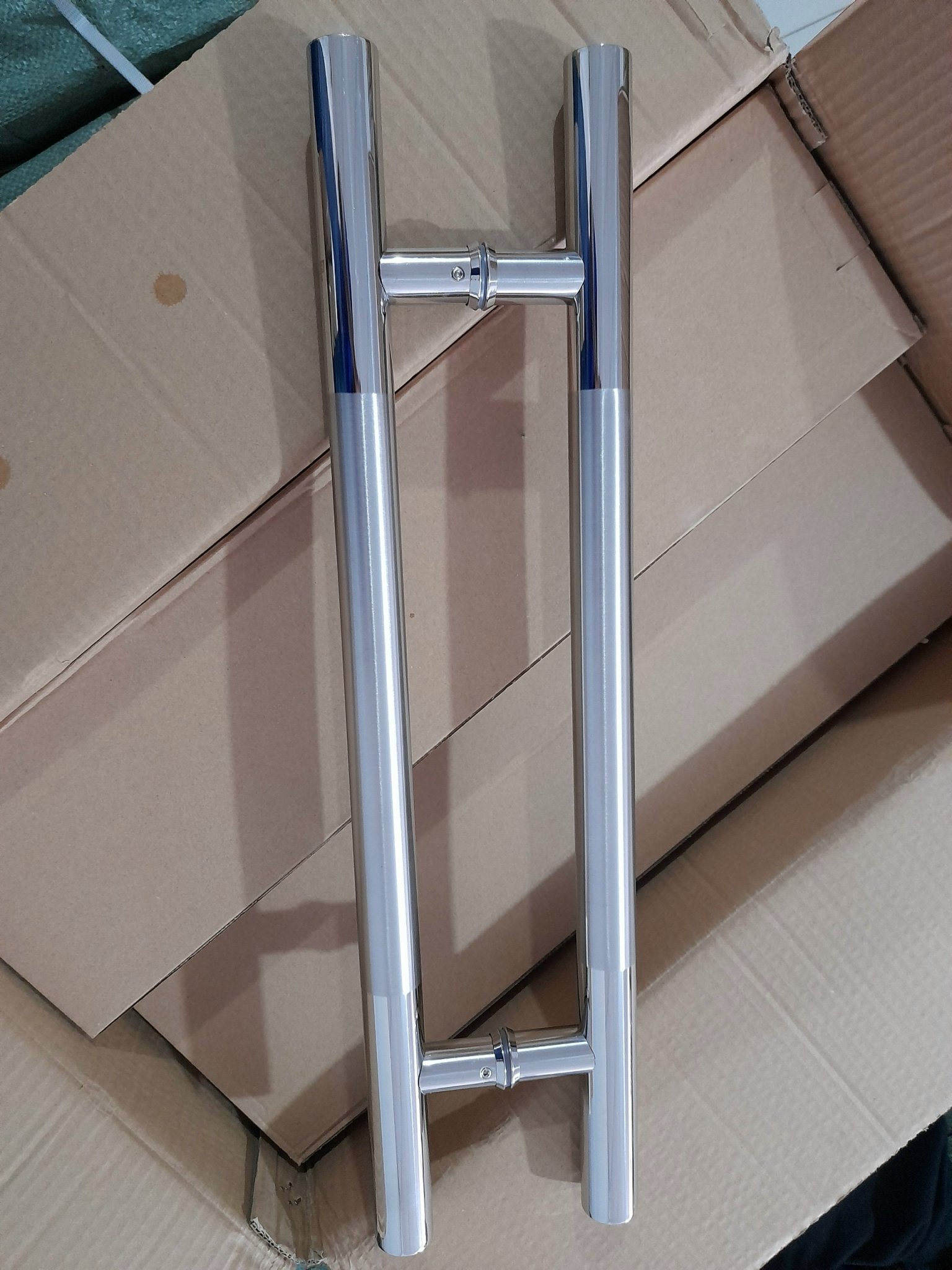 Tay inox phi 32 dài 60cm - Tay nắm inox cửa kính cường lực
