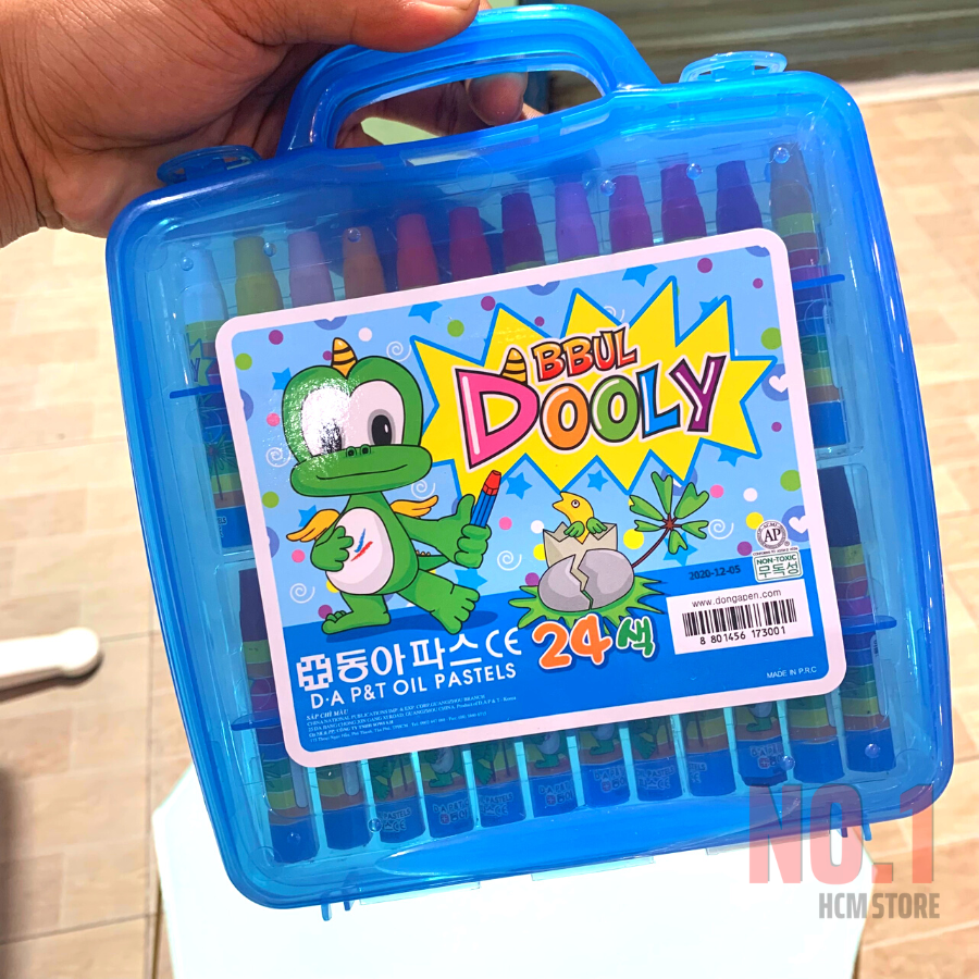 Hộp 24 Bút Sáp Màu Dooly D.A P&T - K Pen