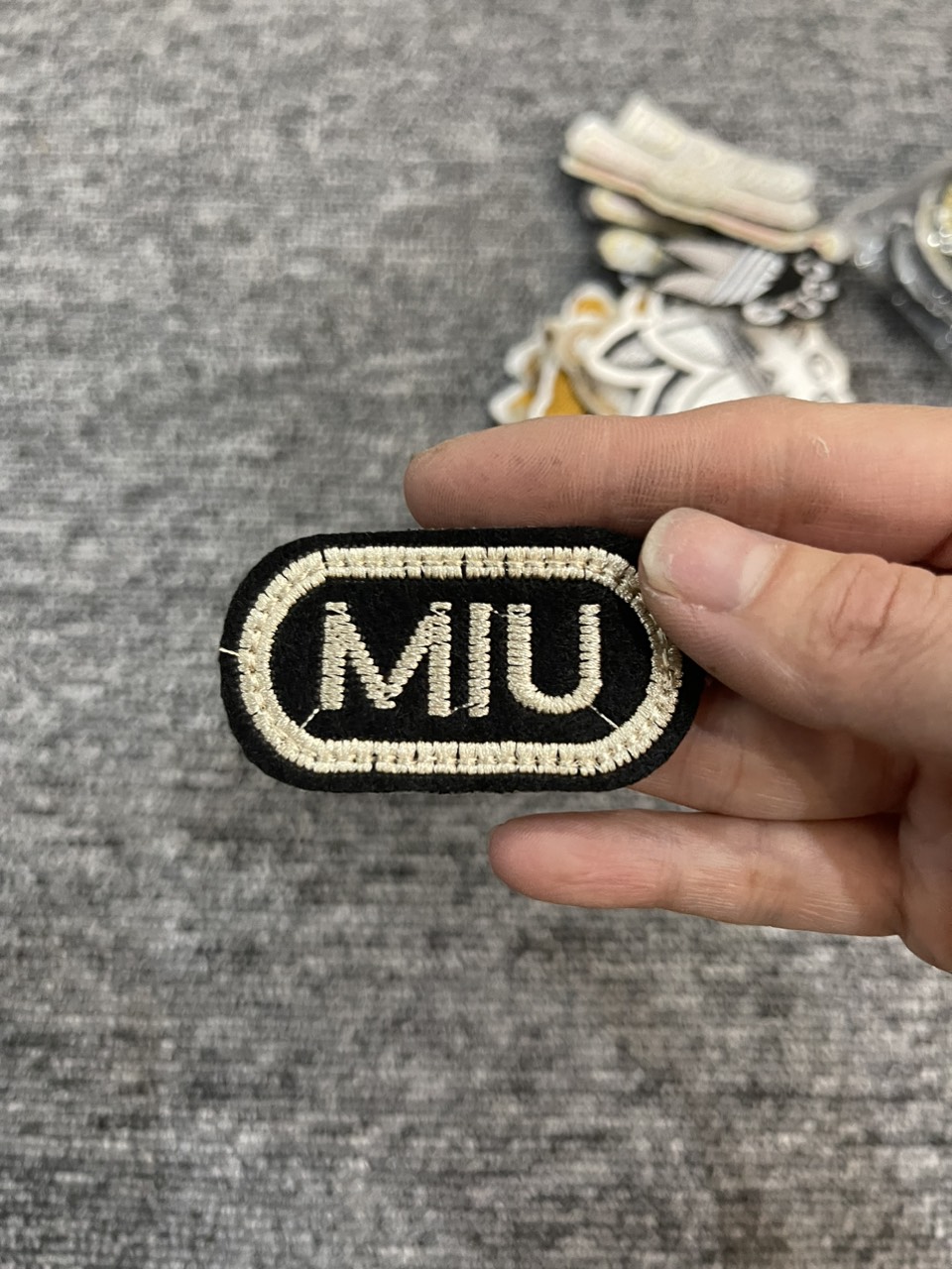Miếng Sticker Thêu Ủi hình miu miu