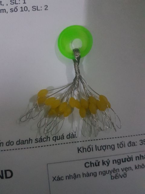 Hạt chặn phao câu cá  (cam kết bán hàng chất lượng có bảo hành)