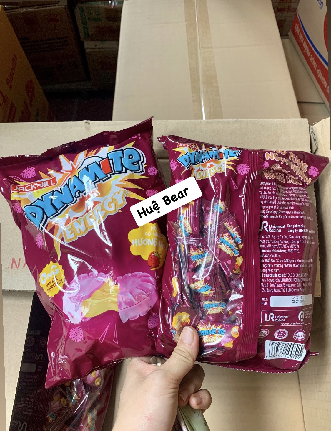 Kẹo Dynamite tăng lực nhân dâu