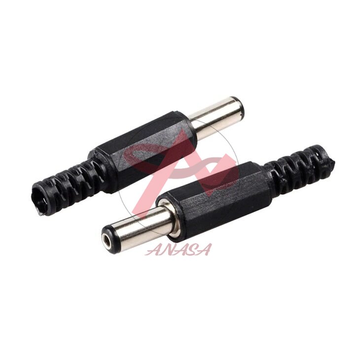 Combo 5 Cặp Jack DC Có Ốc Vặn 5.5×2.1mm Đực-Cái