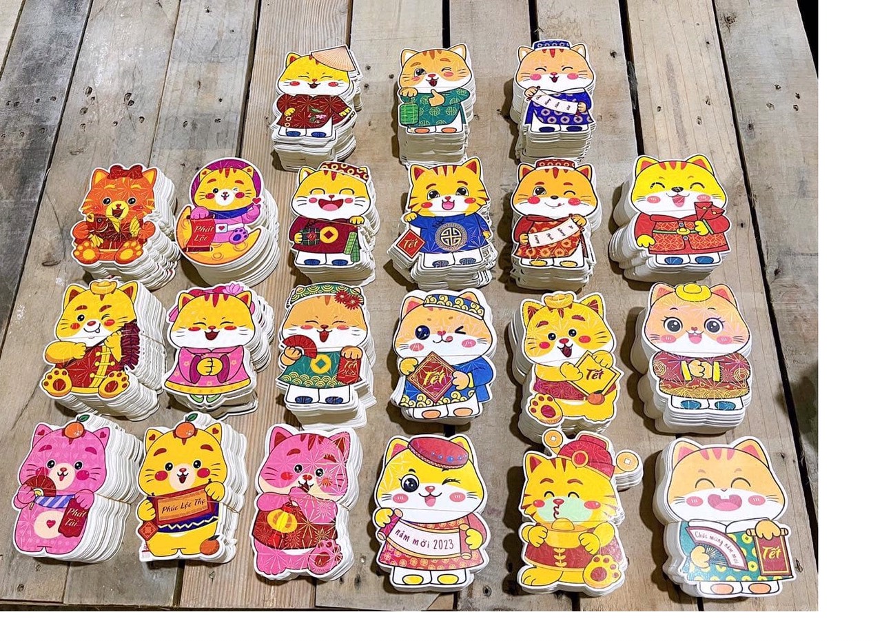 Bao lì xì Chipi mèo hottrend 2023
