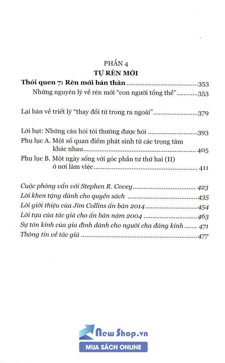 7 Thói Quen Hiệu Quả - Bìa Cứng (Tái Bản 2021)