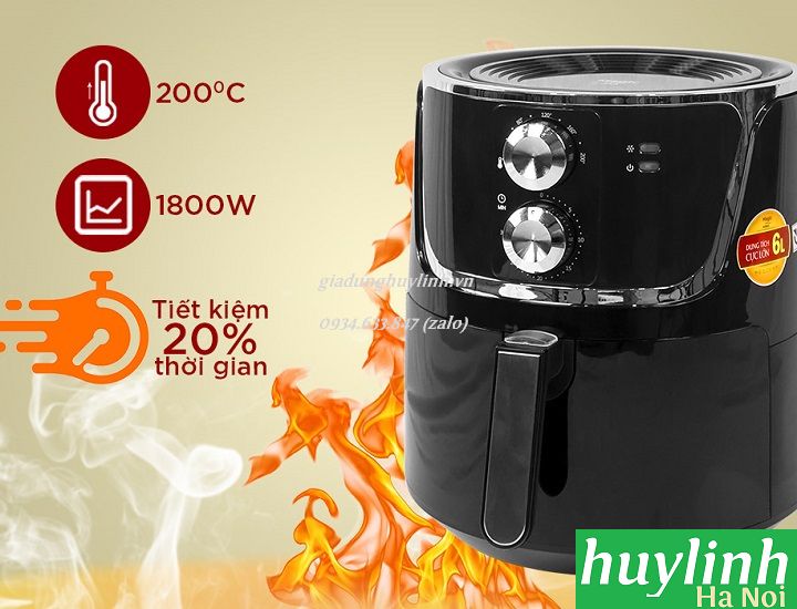 Nồi chiên không dầu Magic A801 - 6 lít - 1800W