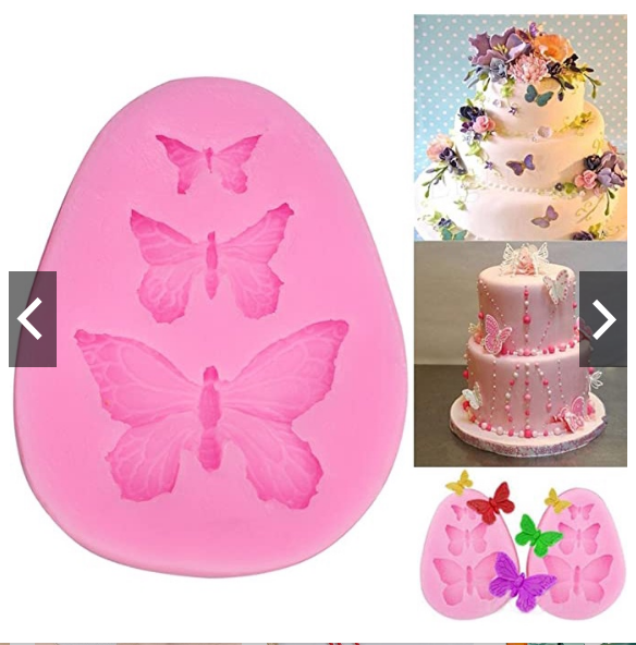 4D 3 Butterfly Jelly Silicone Mold