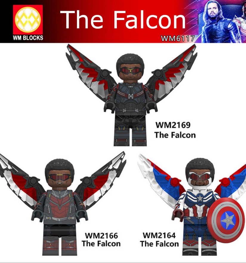 Đồ chơi lắp ráp Minifigures nhân vật Marvel-Falcon WM6117
