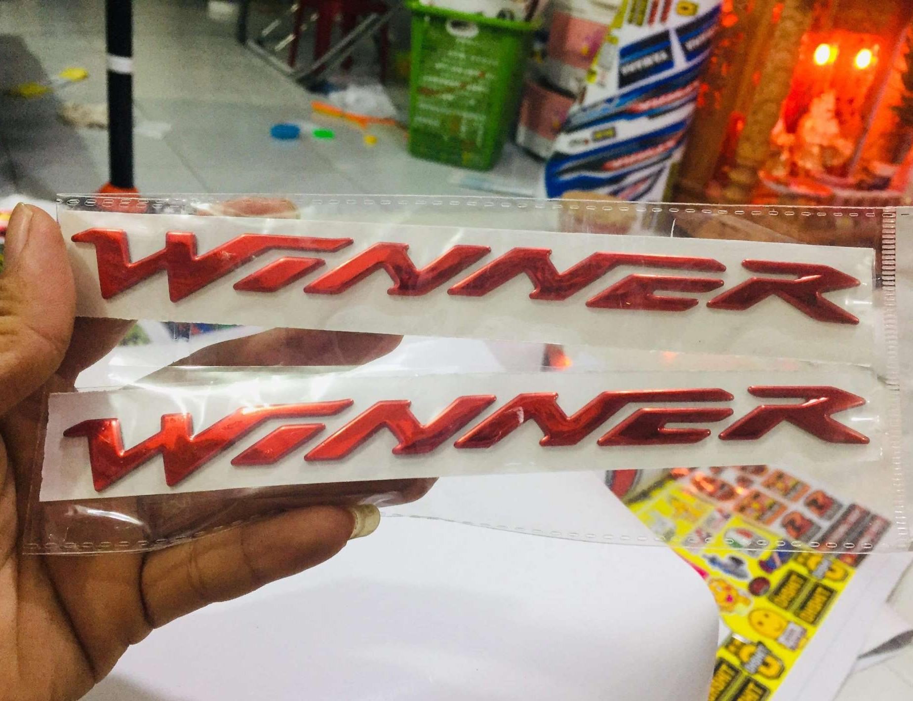 Logo chữ winner đỏ