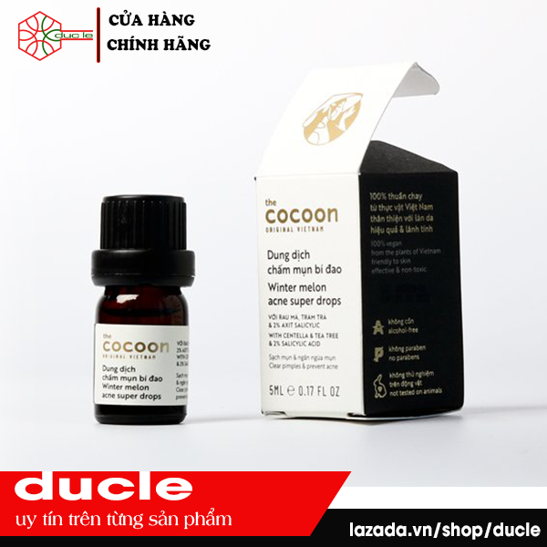 ( TẶNG MẶT NẠ HÀN QUỐC ) Bộ 2 Chấm Mụn Bí Đao COCOON