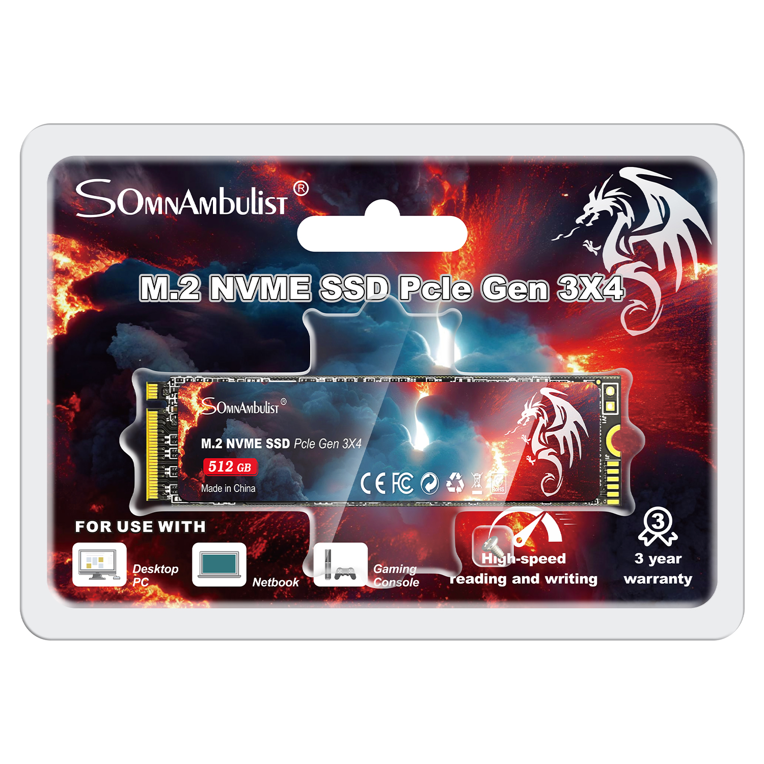 SomnAmbulist Original Solid State Drive M2 Nvme 512GB 256GB Internal Solid State Drive hdd Hard Drive M.2 128GB Laptop Desktop Internal Hard Drive