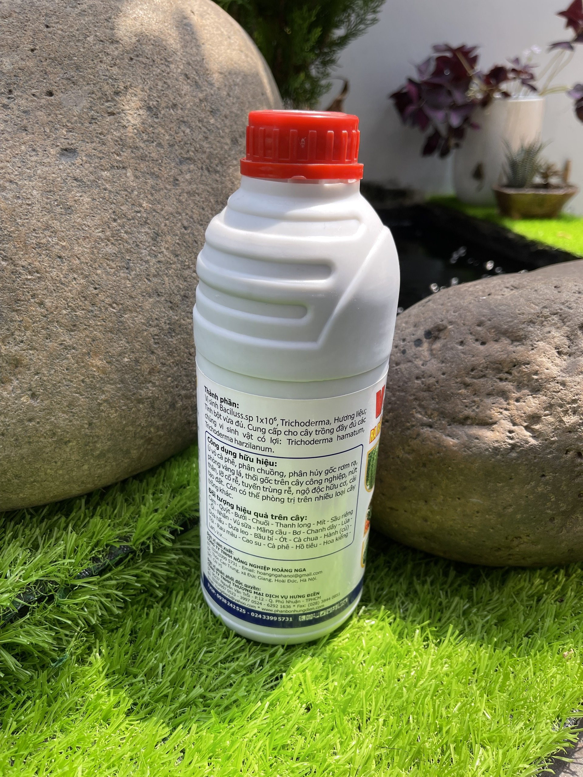 NẤM ĐỐI KHÁNG TRICHODERMA BACILLUS dạng nước chai 1000ml