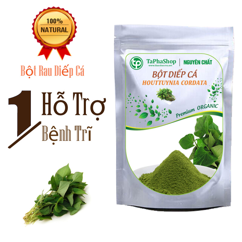 [HOT] Bột diếp cá nguyên chất 200g - Thảo Dược Tấn Phát