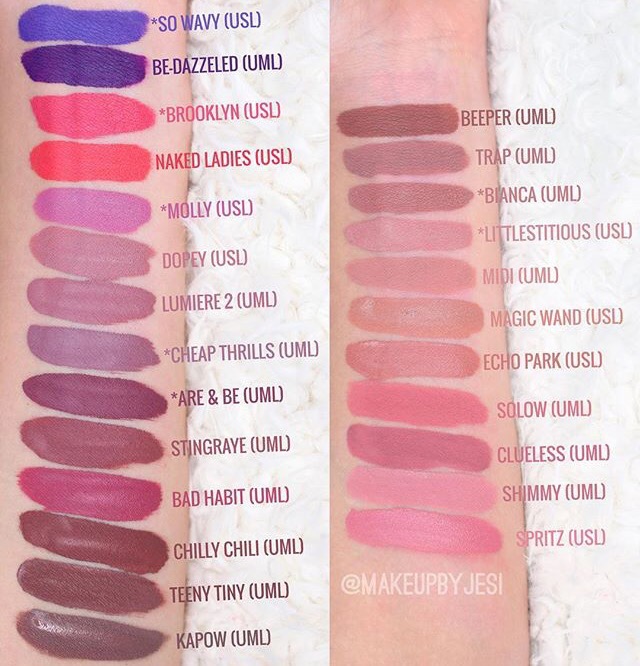 Son kem Colourpop dòng Ultra Matte Lip (siêu lì)