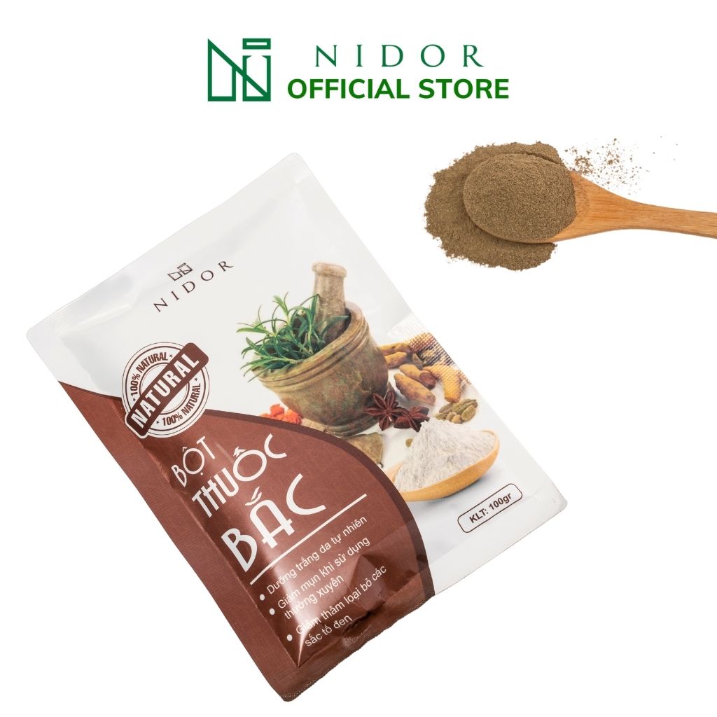100gr Bột thảo dược 24 vị dưỡng trắng da - Mỹ phẩm handmade