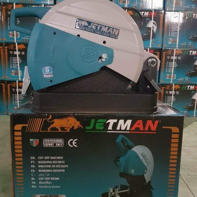 MÁY CẮT SẮT JETMAN Ý 2300W, ĐĨA CẮT 355mm